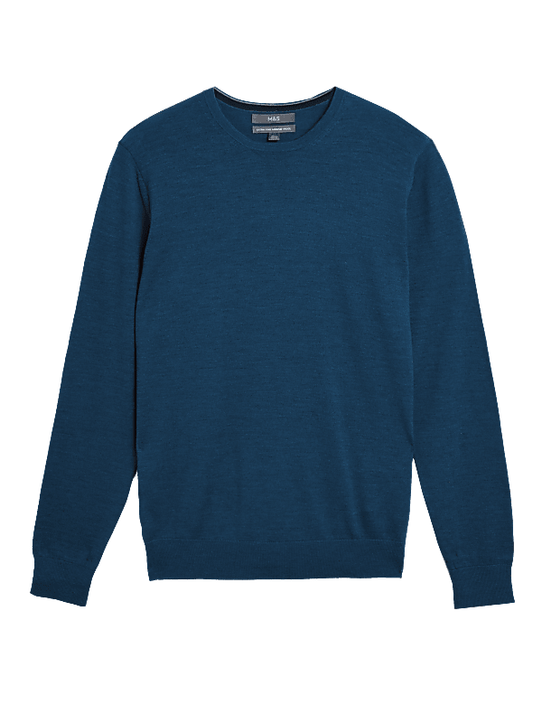 Pure Extra Fine Merino Crew Neck Jumper