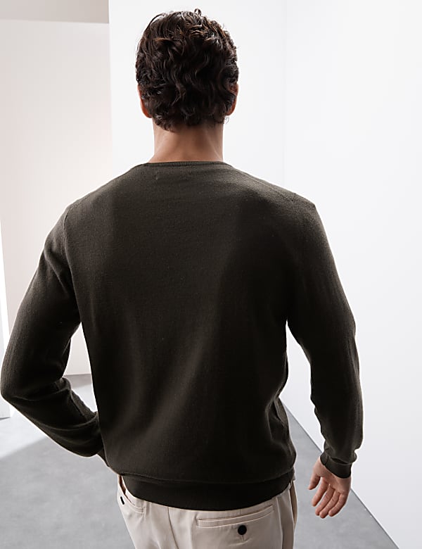 Pure Extra Fine Merino Wool Crew Neck Jumper