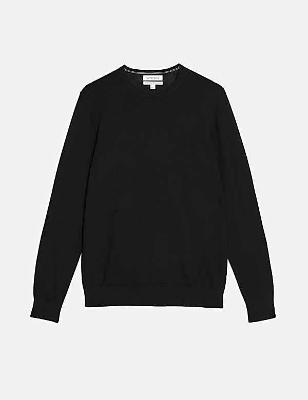 Pull 100 % laine mérinos extra-fine à encolure ronde - CH