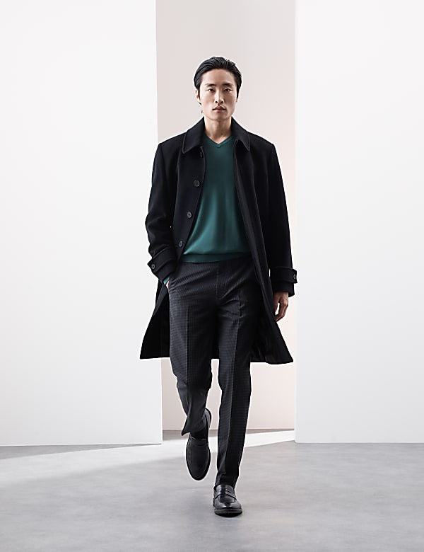 Pure Extra Fine Merino Wool V-Neck Jumper
