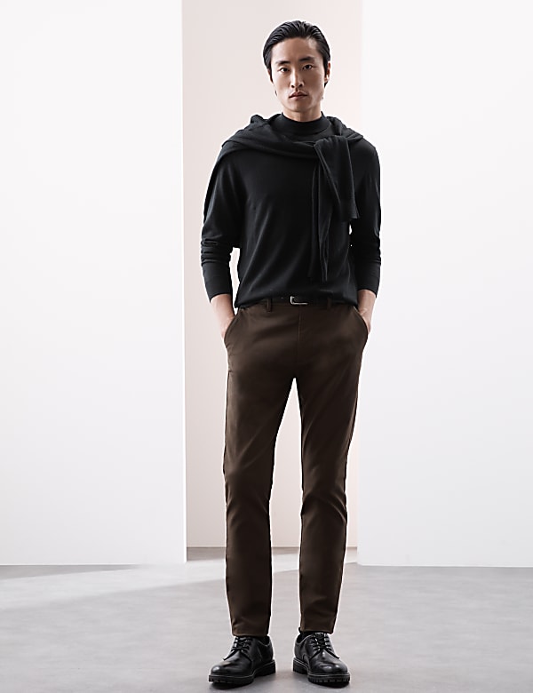 Πουλόβερ ζιβάγκο από μαλλί Merino Extra Fine - GR