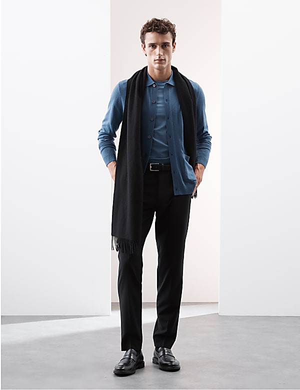 Pure Extra Fine Merino Wool Knitted Jacket