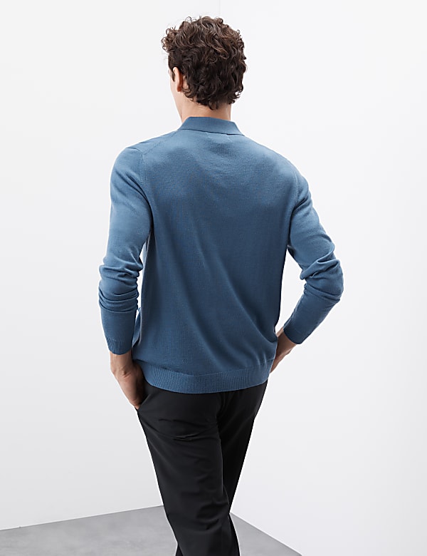 Pure Extra Fine Merino Wool Knitted Jacket
