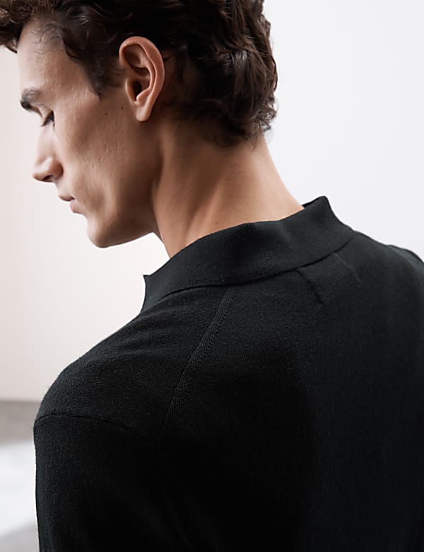 Pure Extra Fine Merino Wool Knitted Jacket