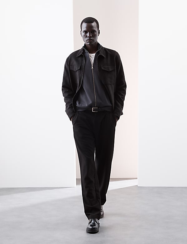 Pure Extra Fine Merino Wool Zip Up Jumper - LV