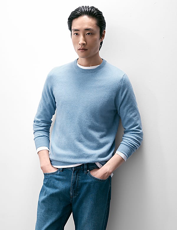 Pure Cashmere Crew Neck Jumper - CY