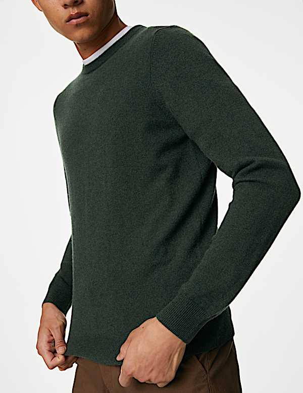 Pure Cashmere Crew Neck Jumper
