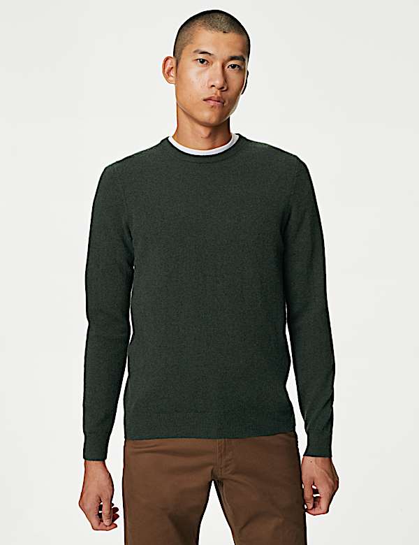 Pure Cashmere Crew Neck Jumper