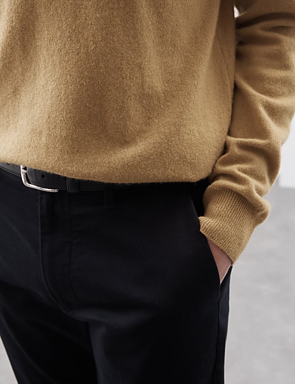 Pullover aus reinem Kaschmir mit Rundhalsausschnitt - DE