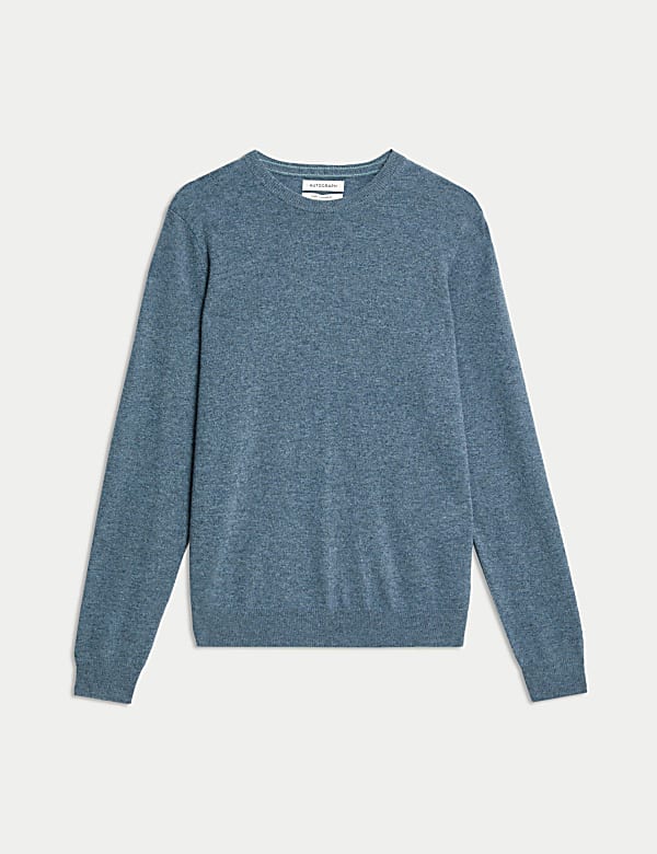 Jersey 100% cashmere con cuello redondo - ES