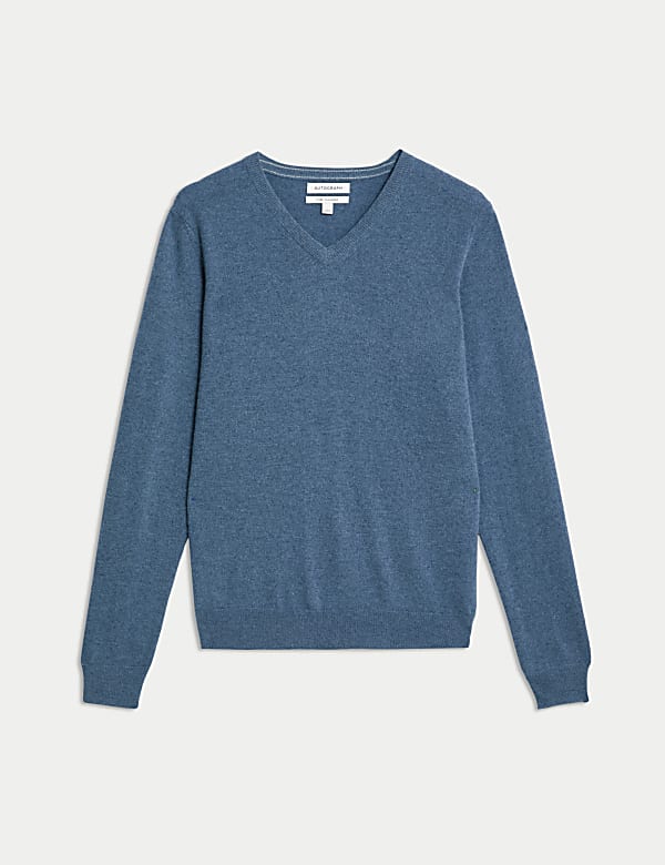 Pure Cashmere V-Neck Jumper - JP