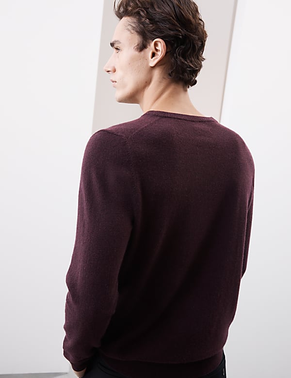Pure Cashmere V-Neck Jumper - PT