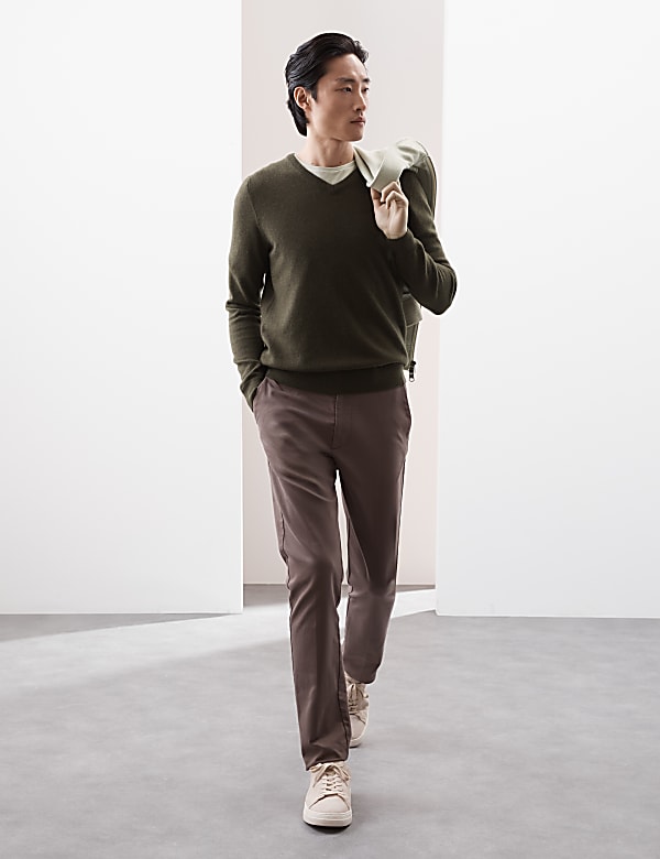 Pure Cashmere V-Neck Jumper - VN