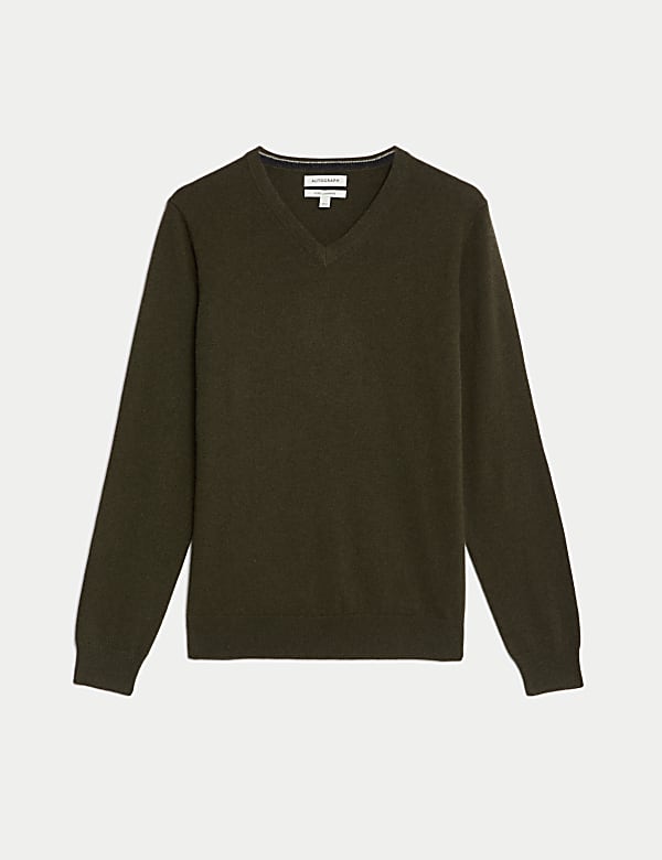 Pure Cashmere V-Neck Jumper - VN