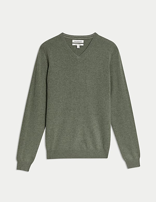 Pure Cashmere V-Neck Jumper - CH