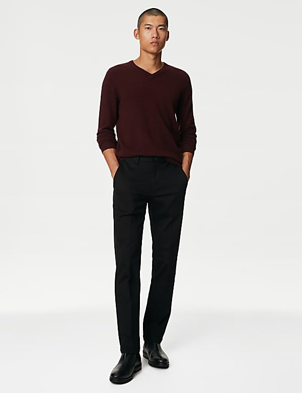 Pure Cashmere V-Neck Jumper