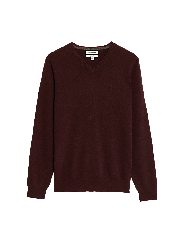 Pure Cashmere V-Neck Jumper