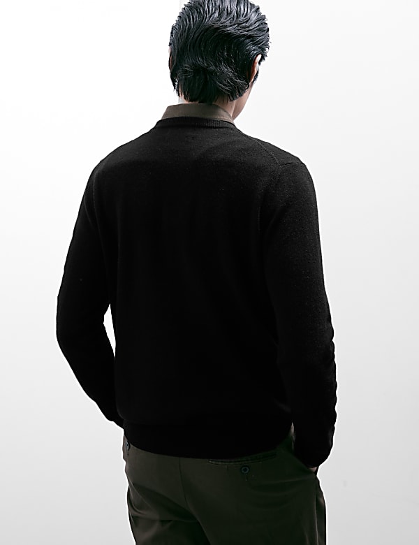 Pure Cashmere V-Neck Jumper