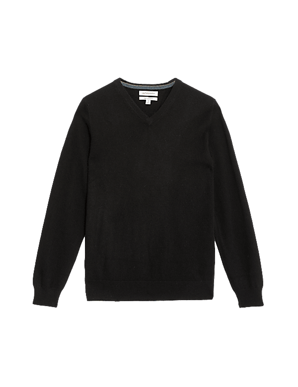 Pure Cashmere V-Neck Jumper