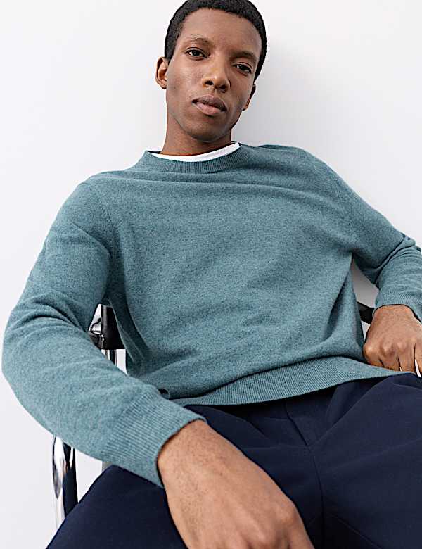 Pure Cashmere Crew Neck Jumper