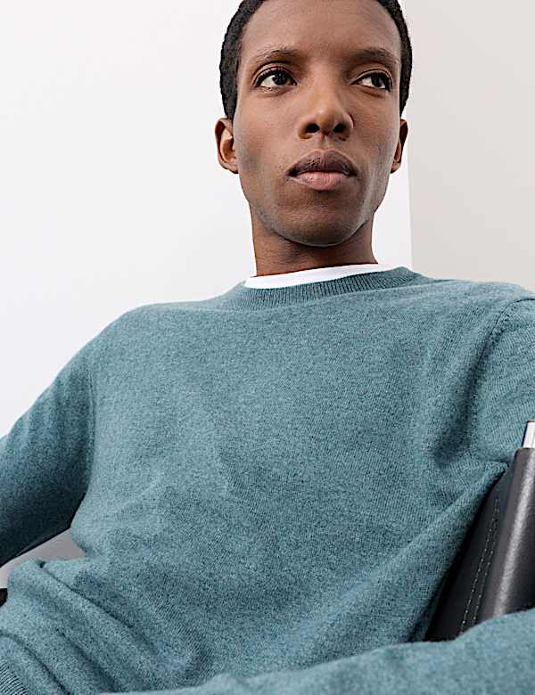 Pure Cashmere Crew Neck Jumper - US