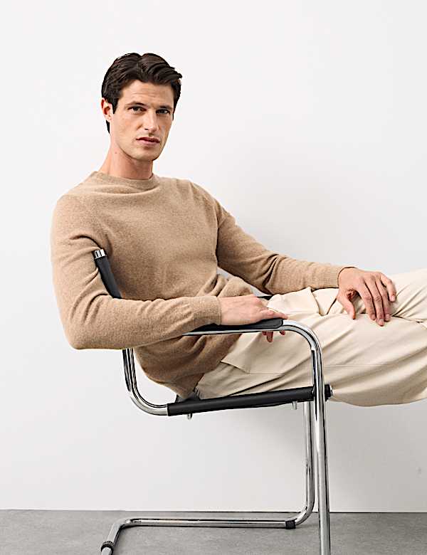 Pure Cashmere Crew Neck Jumper - US