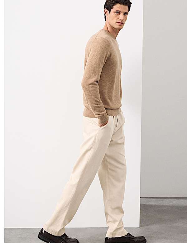 Pure Cashmere Crew Neck Jumper - US