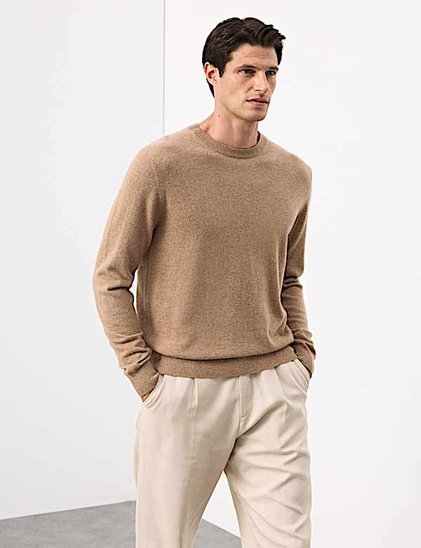 Pure Cashmere Crew Neck Jumper - US