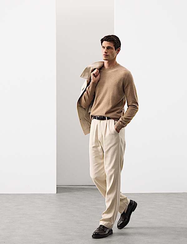 Pure Cashmere Crew Neck Jumper - US