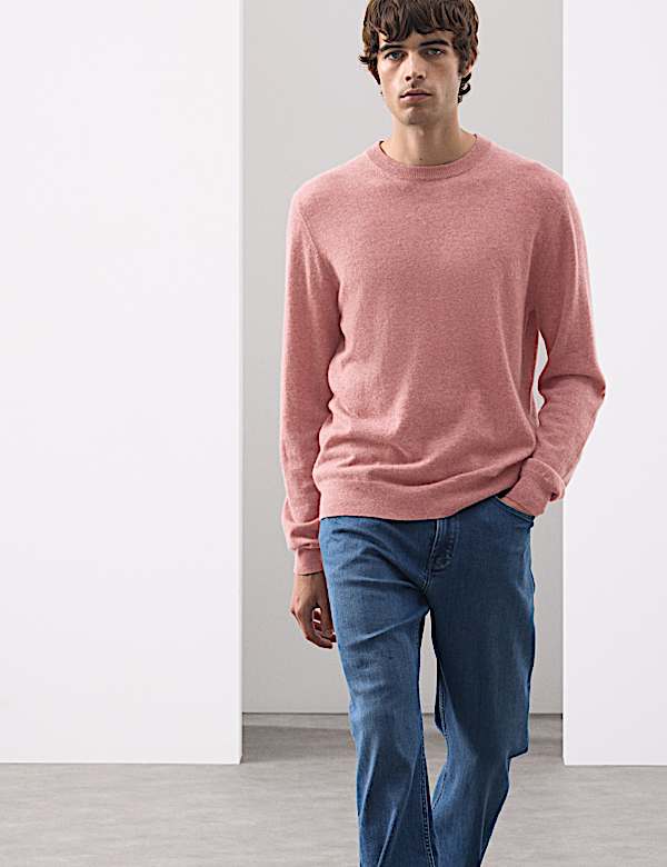 Pure Cashmere Crew Neck Jumper - US