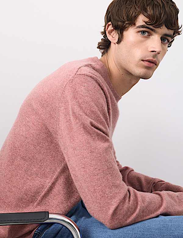 Pure Cashmere Crew Neck Jumper - US