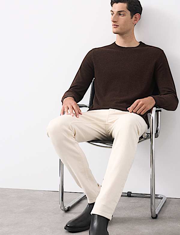 Pure Cashmere Crew Neck Jumper - US