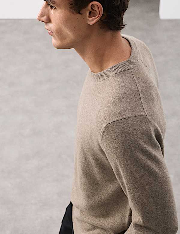 Pure Cashmere Crew Neck Jumper