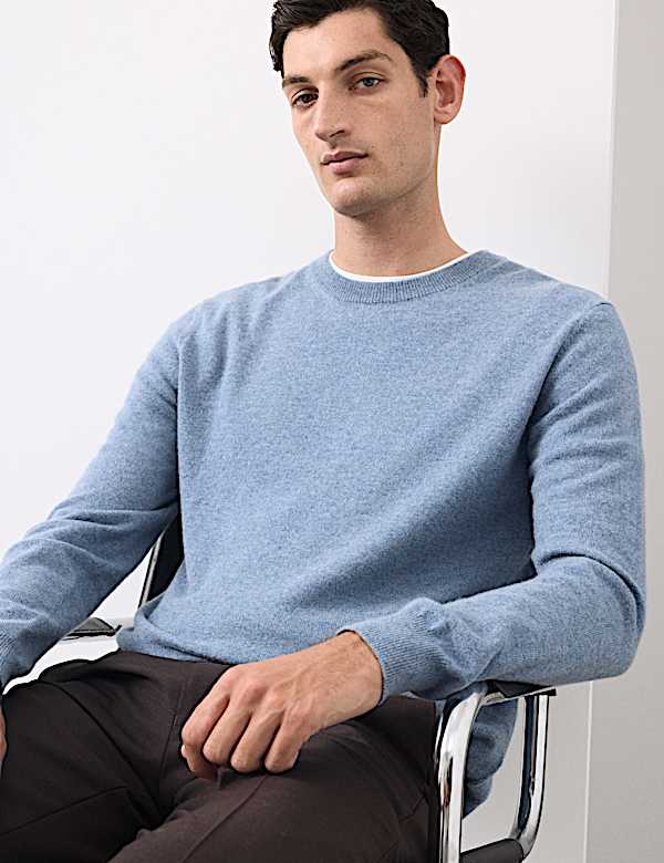 Pure Cashmere Crew Neck Jumper - US