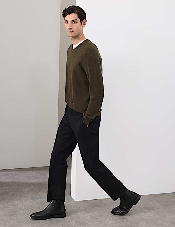 Pure Cashmere V-Neck Jumper