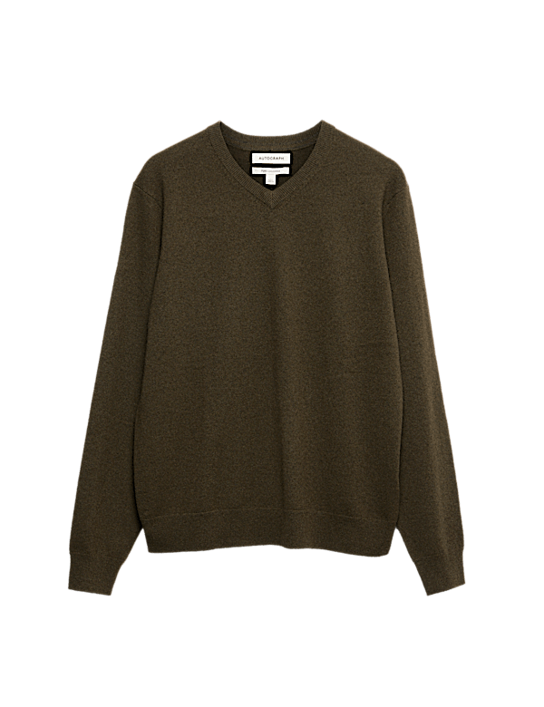 Pure Cashmere V-Neck Jumper