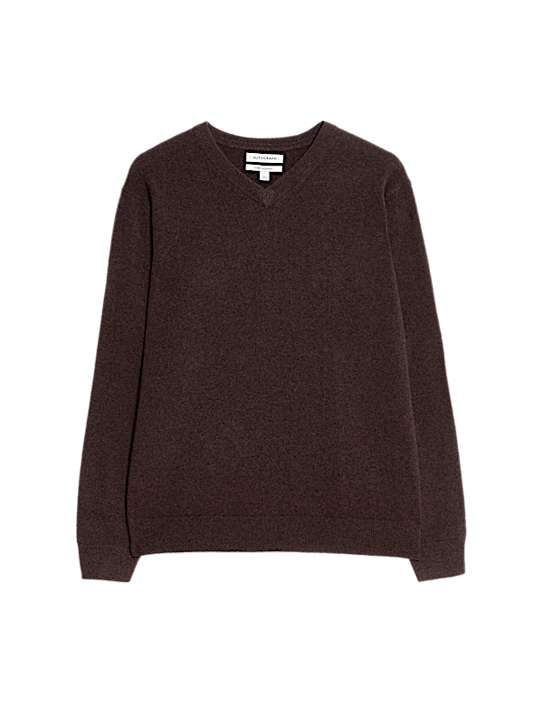 Pure Cashmere V-Neck Jumper