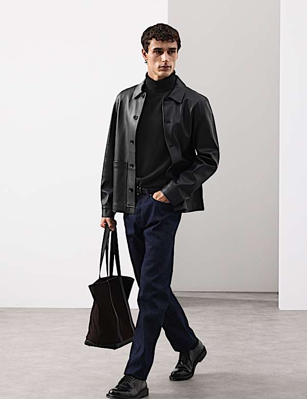 Pure Cashmere Roll Neck Jumper - US