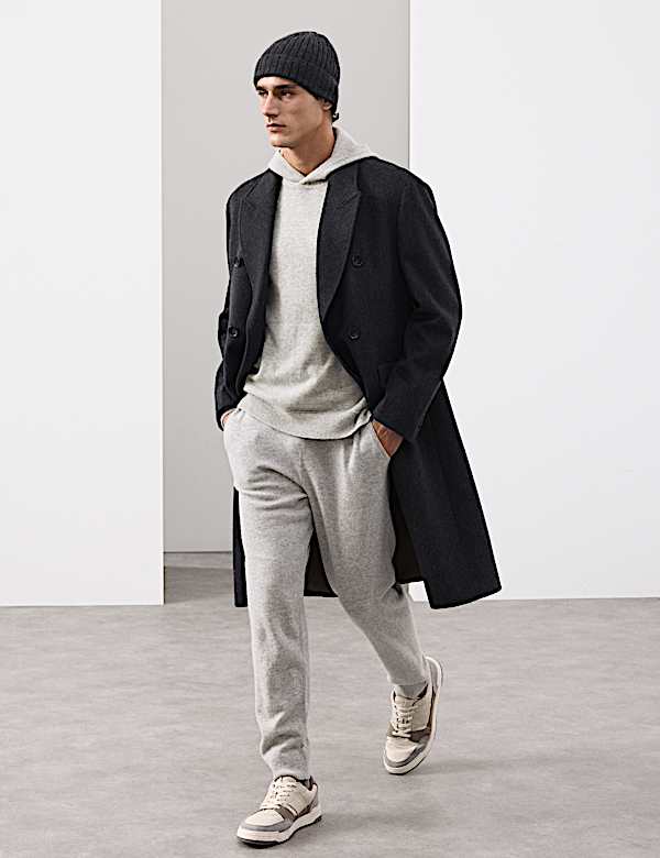 Sweat &agrave; capuche en maille 100 % cachemire - LU