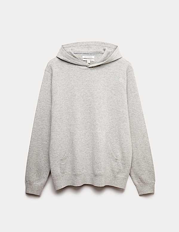 Sweat &agrave; capuche en maille 100 % cachemire - LU