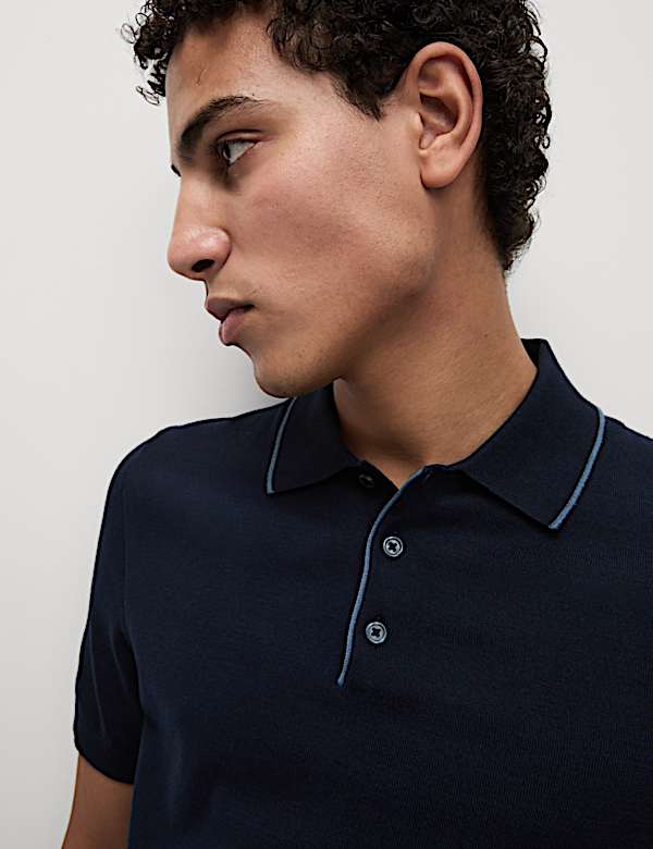 Polo de punto de algodón - US