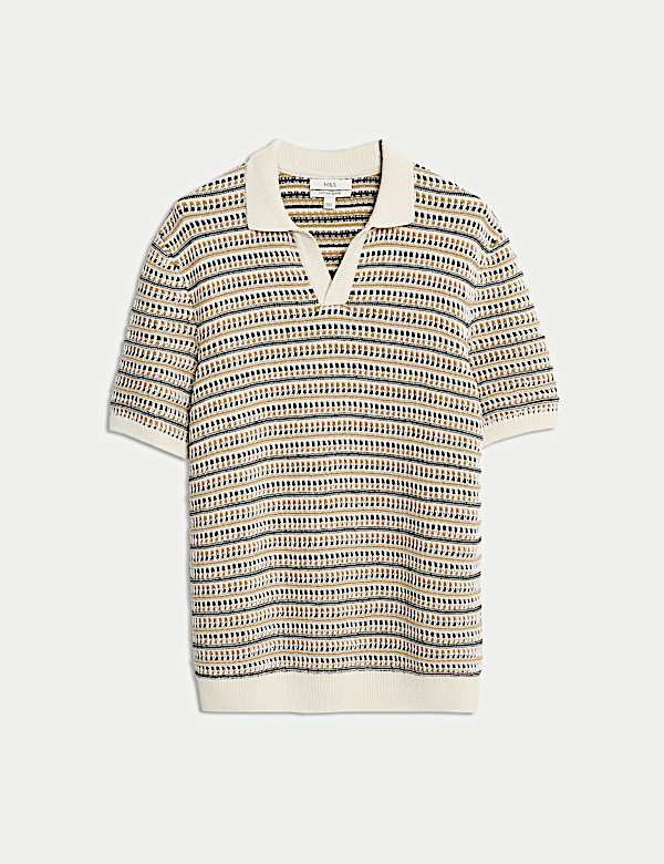 Μπλούζα πόλο με βαμβάκι στη σύνθεση - GR