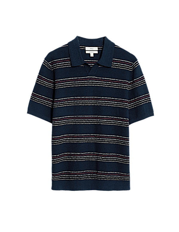 Cotton Rich Knitted Polo Shirt