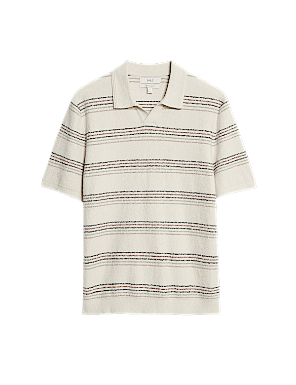 Cotton Rich Knitted Polo Shirt