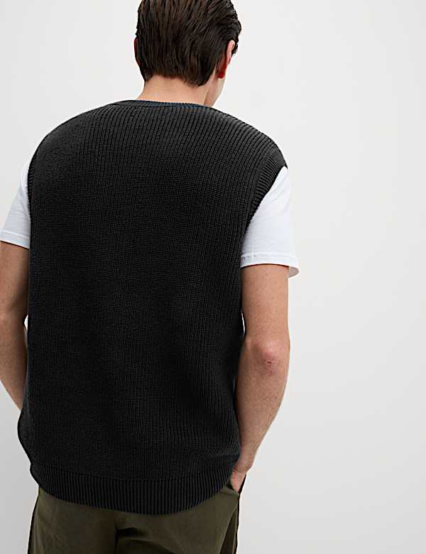 Camiseta de punto 100 % algodón ribeteada - US