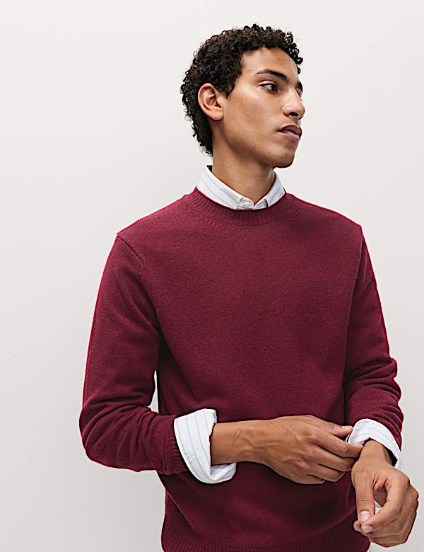 Pure Lambswool Crew Neck Jumper