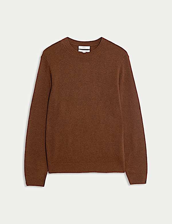 Pure Lambswool Crew Neck Jumper - MV