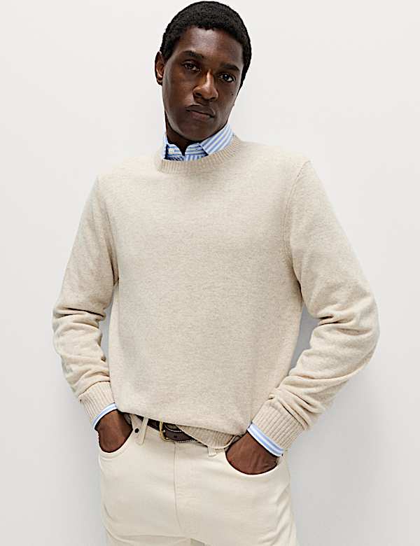 Pure Lambswool Crew Neck Jumper
