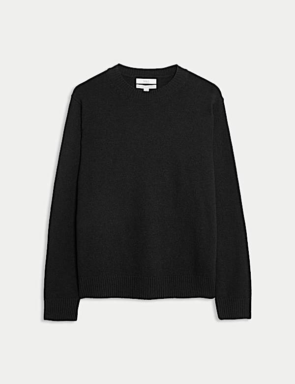 Pure Lambswool Crew Neck Jumper - US