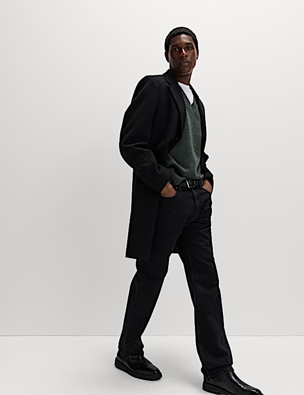 Lambswool Blend V-Neck Knitted Vest